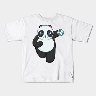 Panda Handball player Handball Kids T-Shirt